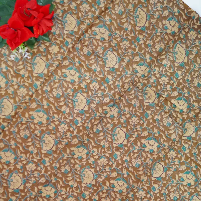 kalamkari Pure Cotton Sarees-MB841 - Image 2