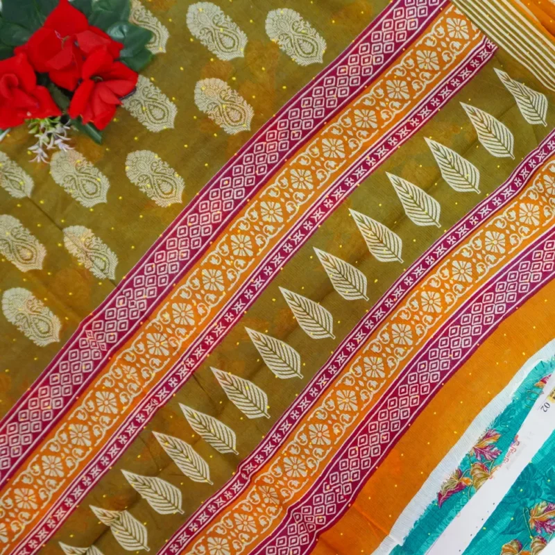 Kratica Pure Cotton Sarees-MB849 - Image 2