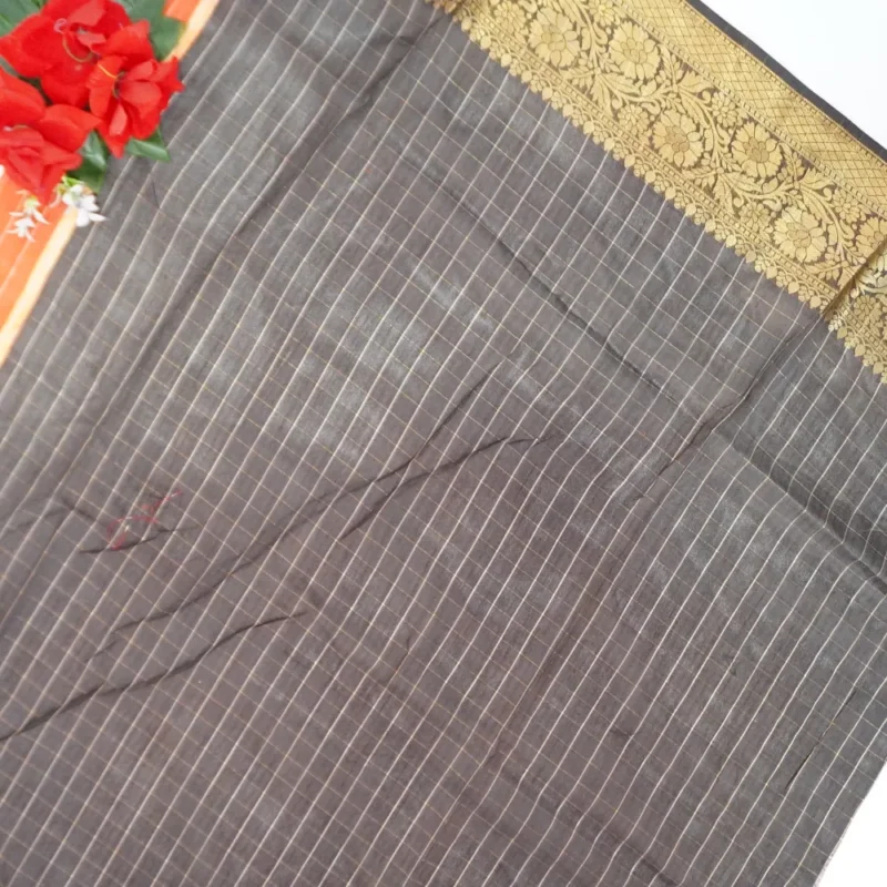 Rust Orange Special Marshmallow Checks-MB702(611) - Image 3