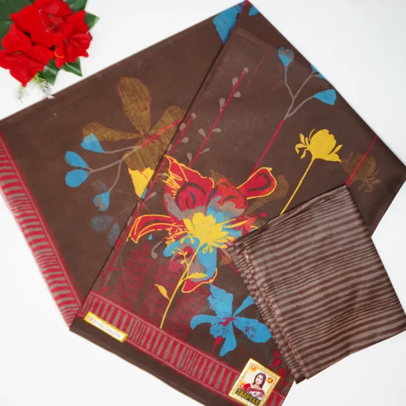Offer In Summer Cotton Sarees-MB852(252) - Image 4