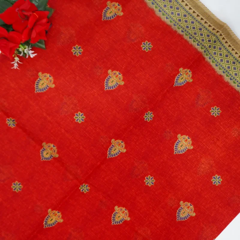 Offer In Summer Cotton Sarees-MB853 - Image 2