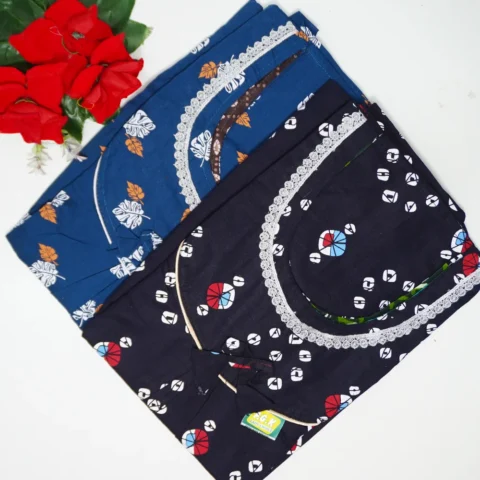 Cotton Lase Border Nighties -MB871(48 Chest)
