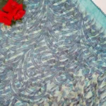 Zara Georgette Lace Border Sarees-MB875 - Image 2