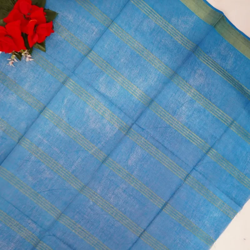 Summer Cotton Sarees Without Blouse-MB881 - Image 2