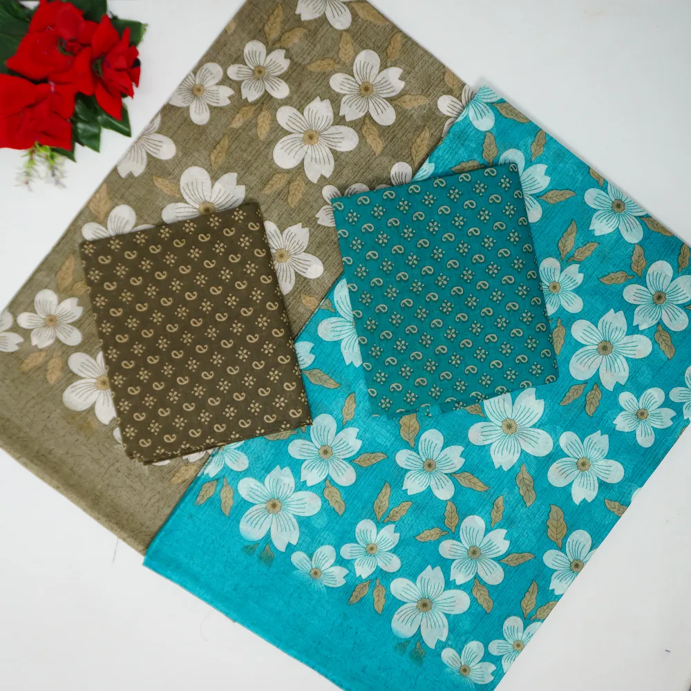 888 (7) Summer Special Regularwear Cotton Sarees-MB888 - Image 1