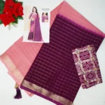 Pure Chiffon georgette Sarees-MB891