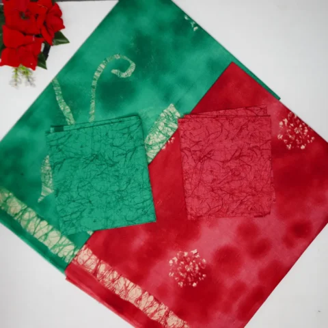 Pure Bathic Cotton Sarees