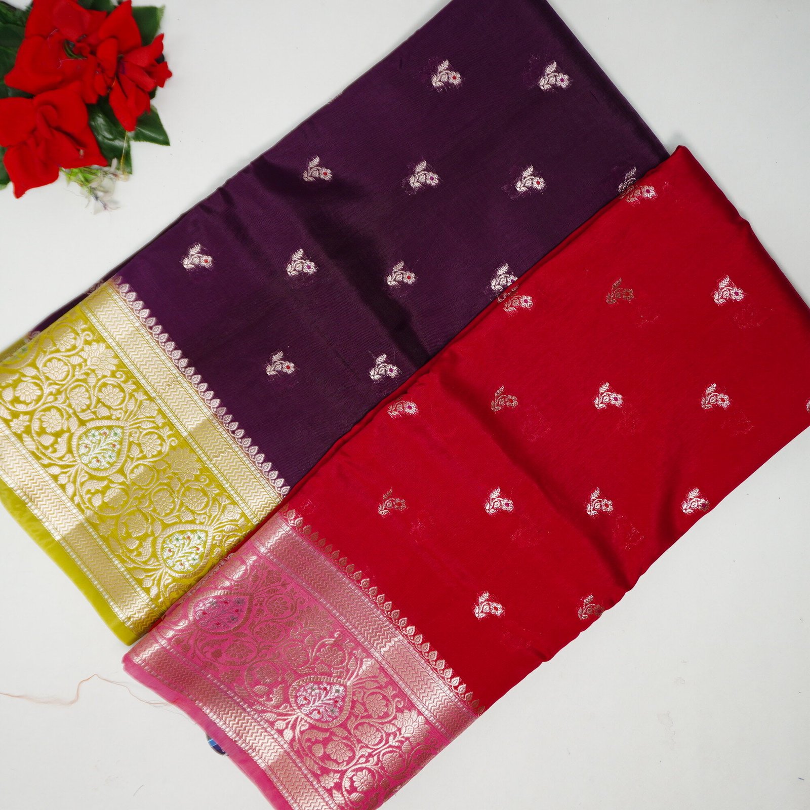 900 (1) Green Mango Sarees-MB900 - Image 1