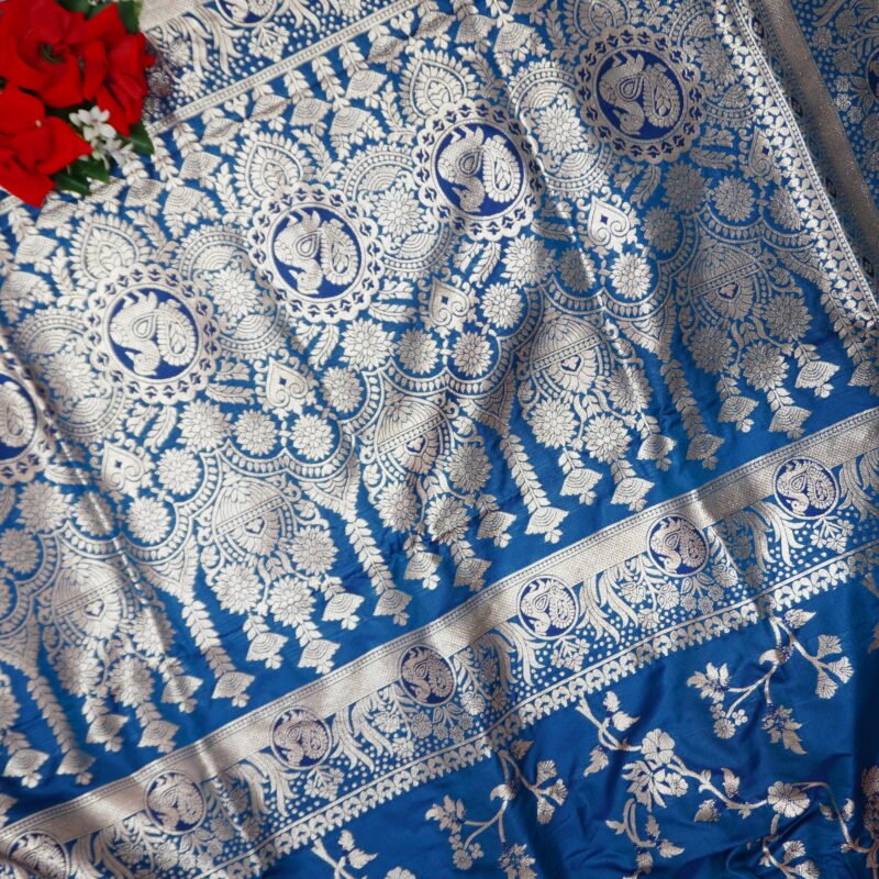 Apsara Pattu With Silver Zarry Sarees-MB521(901) - Image 3