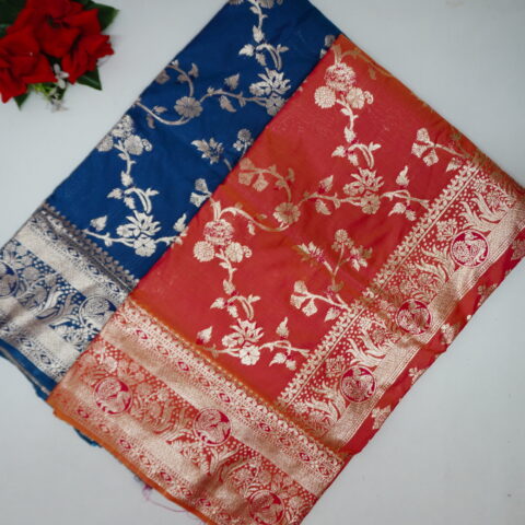 Apsara Pattu With Silver Zarry Sarees-MB521(901)