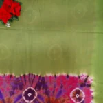 Malai Batic Shibori Cotton Sarees-MB911 - Image 3