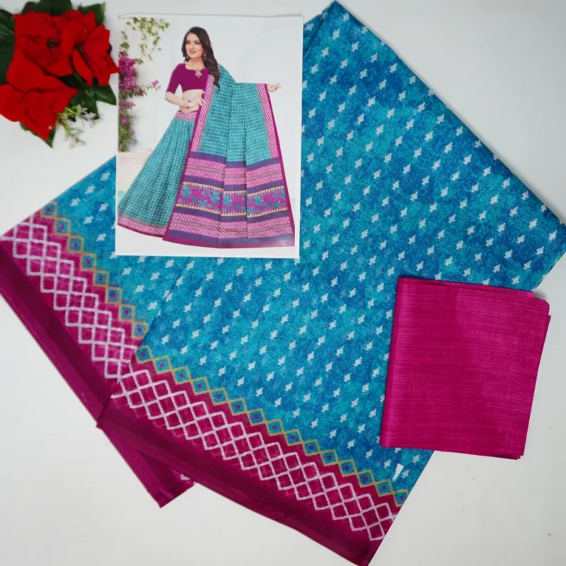 Summer Special Cotton Sarees-MB912 - Image 4
