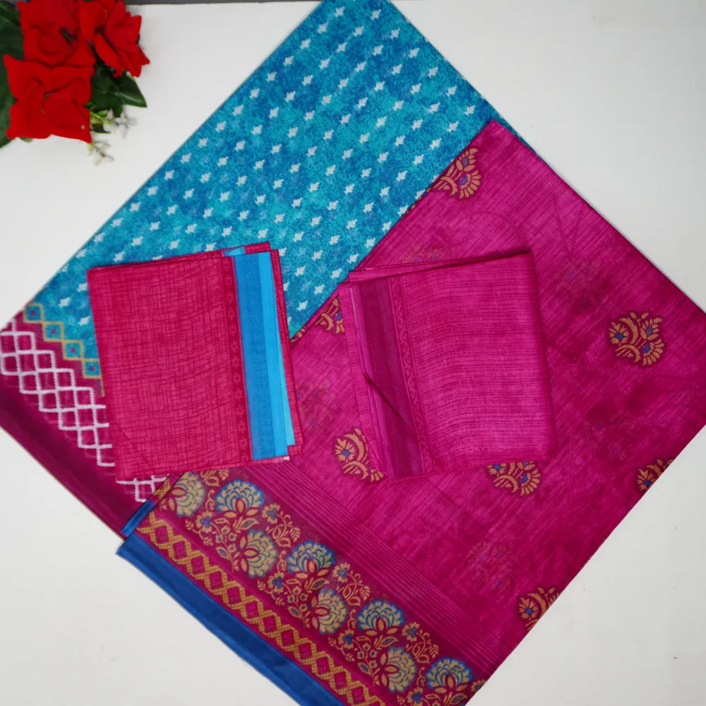 912 (21) Summer Special Cotton Sarees-MB912 - Image 1