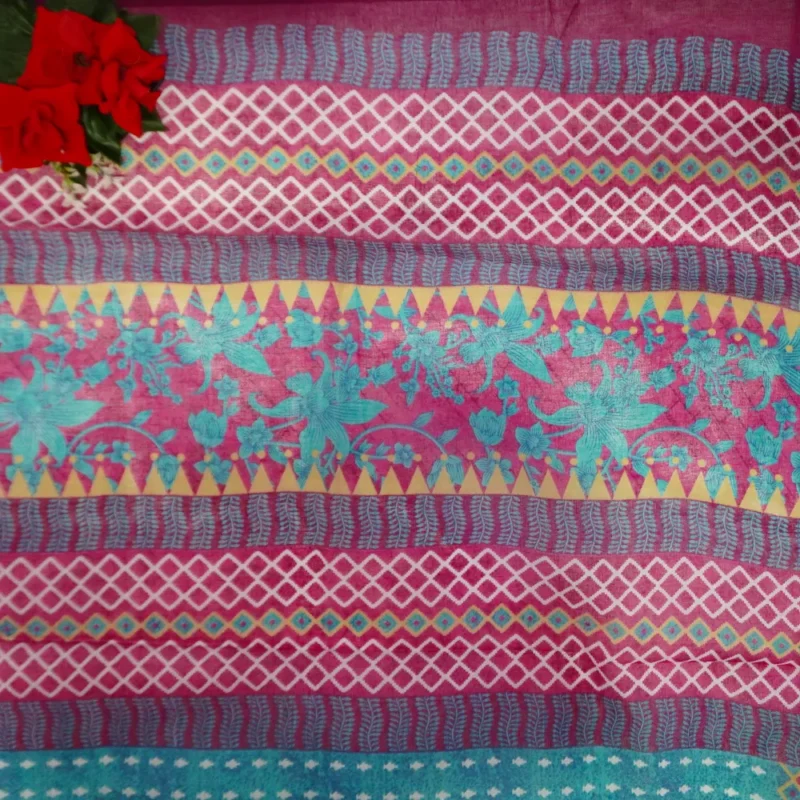 Summer Special Cotton Sarees-MB912 - Image 2