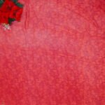 Pure Georgette Daily Ware Sarees-MB889(Cream to Red) - Image 3