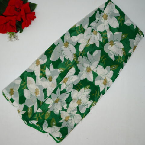 Pure Georgette Daily Ware Sarees-MB889(Green To white)
