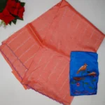 Applic Cut Work Mangalagiri Pattu Sarees-MB920 - Image 4