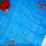 Applic Cut Work Mangalagiri Pattu Sarees-MB920 - Image 2