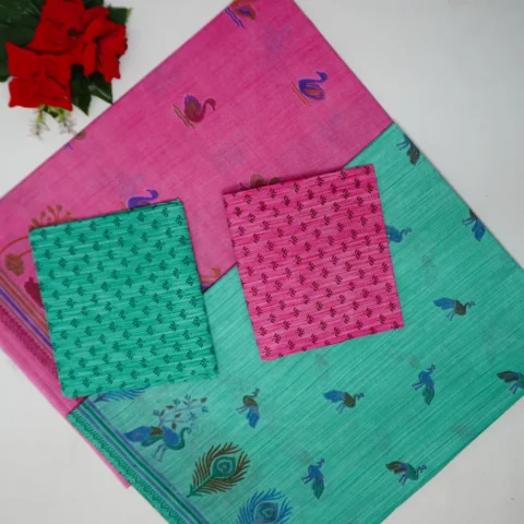 Maguva Pestel Colour Cotton Sarees