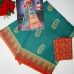 Maguva Malai cotton Temple Border sarees -MB926 - Image 4