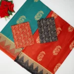 Maguva Malai cotton Temple Border sarees -MB926