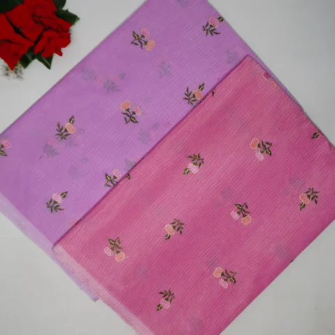 Kota Embroidery Fancy Sarees