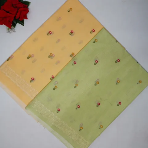 Kota Embroidery Fancy Sarees