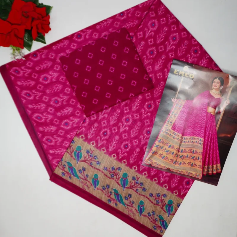 Summer Special Cotton Sarees -MB942 - Image 4