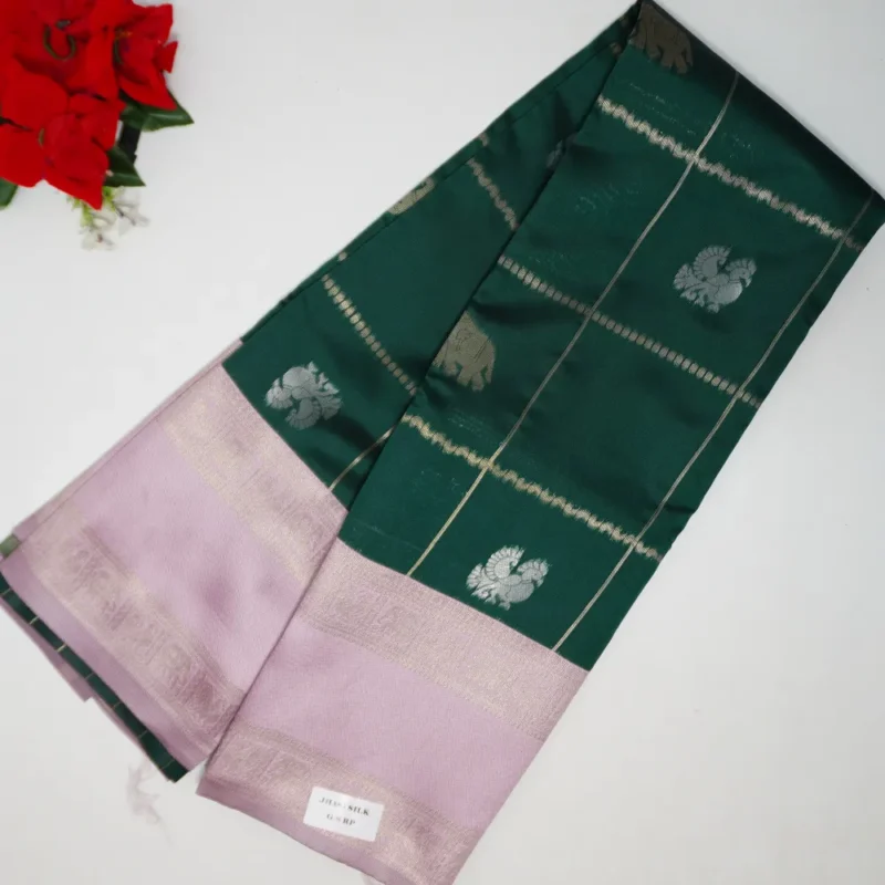 Kanchipuram Pattu Sarees -MB520(949) - Image 4