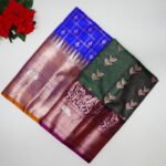 Offer Sale Semi Gadwal pattu With Checkes & Zarry -MB201(31-70)