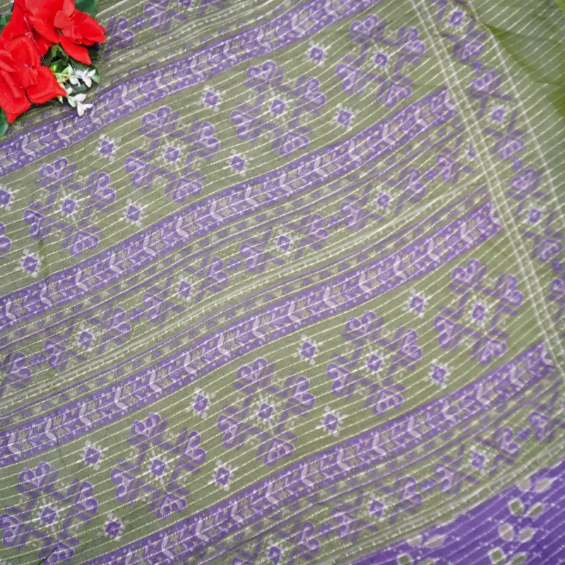 Pure Viscose Georgette Sarees -MB282(008) - Image 3