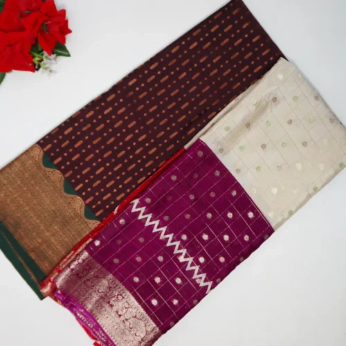 Pure Mangalagiri Offer Sale Sarees -MB212