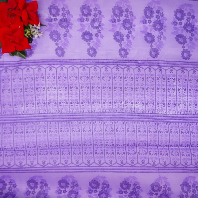Pure Meena Cotton Sarees-MB955 - Image 3