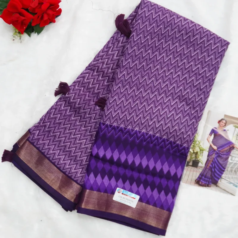Siddhnanth Warm Silk In Ikkath Sarees -MB292(959) - Image 4
