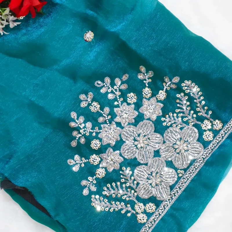 Pure Bridel Party Ware Sarees -MB291(960) - Image 3