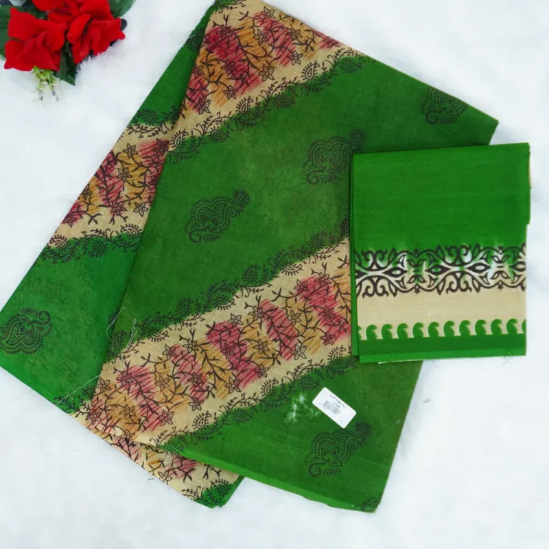 Lehariya Pure Cotton Sarees -MB963 - Image 4