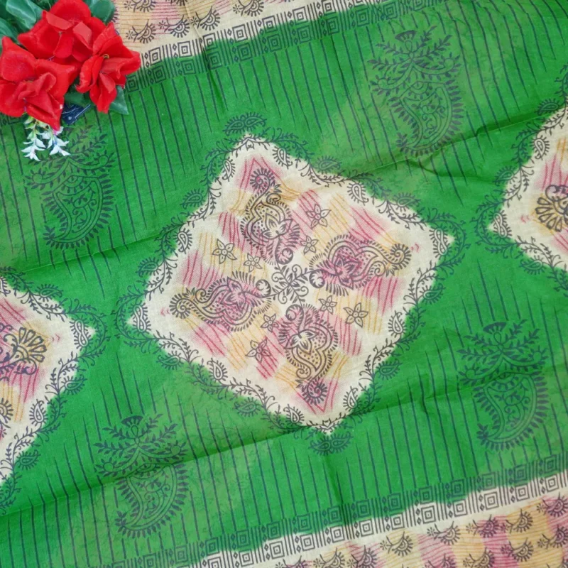 Lehariya Pure Cotton Sarees -MB963 - Image 2