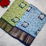 Coconut Crushed Kalamkari Sarees -MB013
