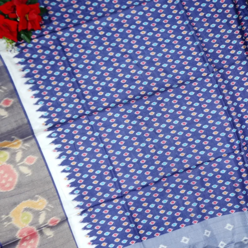 Dola Bandini Handloom Pochampalli Sarees -MB278(017) - Image 2
