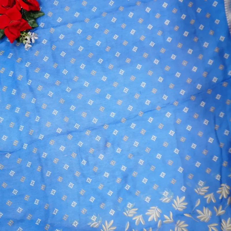 Kalanjali Georgette Small Deasigner Sarees -MB275(025) - Image 3