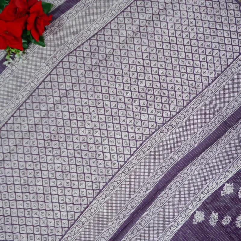 Honey Silk With Small Boarder Sarees -MB273(027) - Image 3