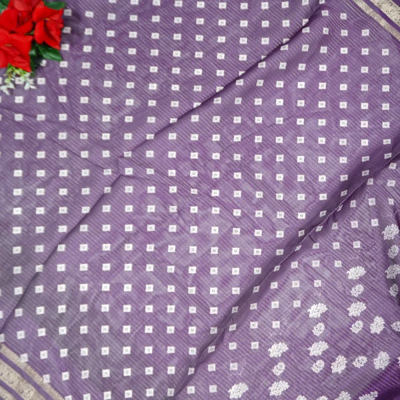 Honey Silk With Small Boarder Sarees -MB273(027) - Image 2
