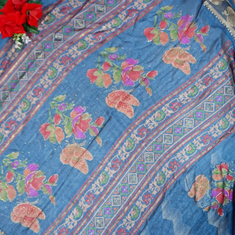 Dark Chocklet Special Sarees-MB270(030) - Image 3