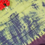 Kolkata Malai Cotton Shibori Sarees-MB038 - Image 4