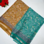 Kalanjali geoprgette Viscose Sarees -MB039