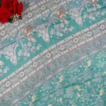 Kalanjali geoprgette Viscose Sarees -MB039 - Image 3