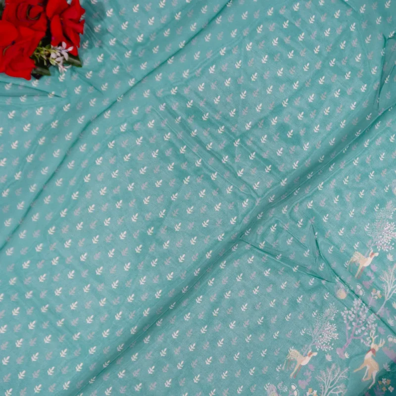 Kalanjali geoprgette Viscose Sarees -MB247(039) - Image 2