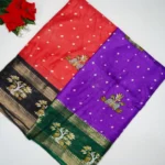 Vasumati Silk With Gap Boarder Sarees -MB041