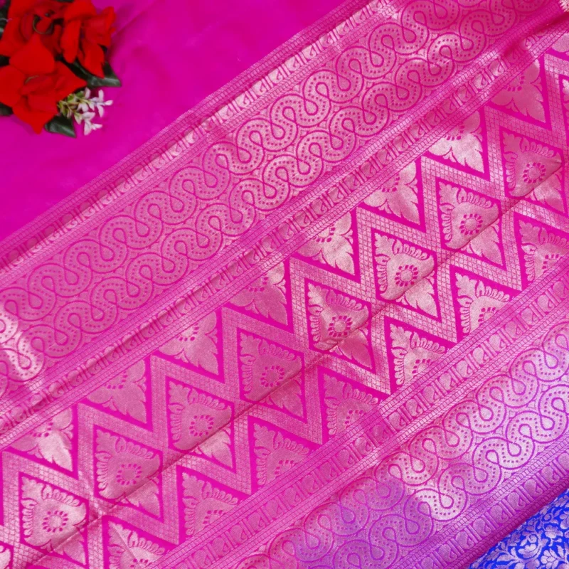 Semi Kanchi Pattu Sarees -MB042 - Image 3