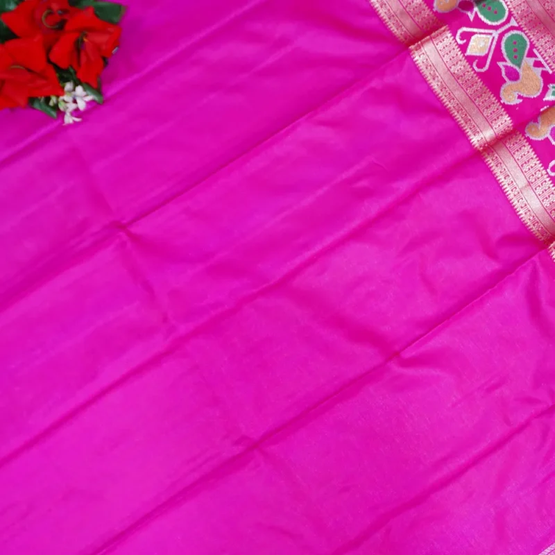 Semi Kanchi Pattu Sarees -MB042 - Image 2